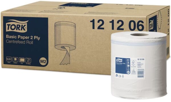 Tork Basic Rol Poetspapier 2-laags